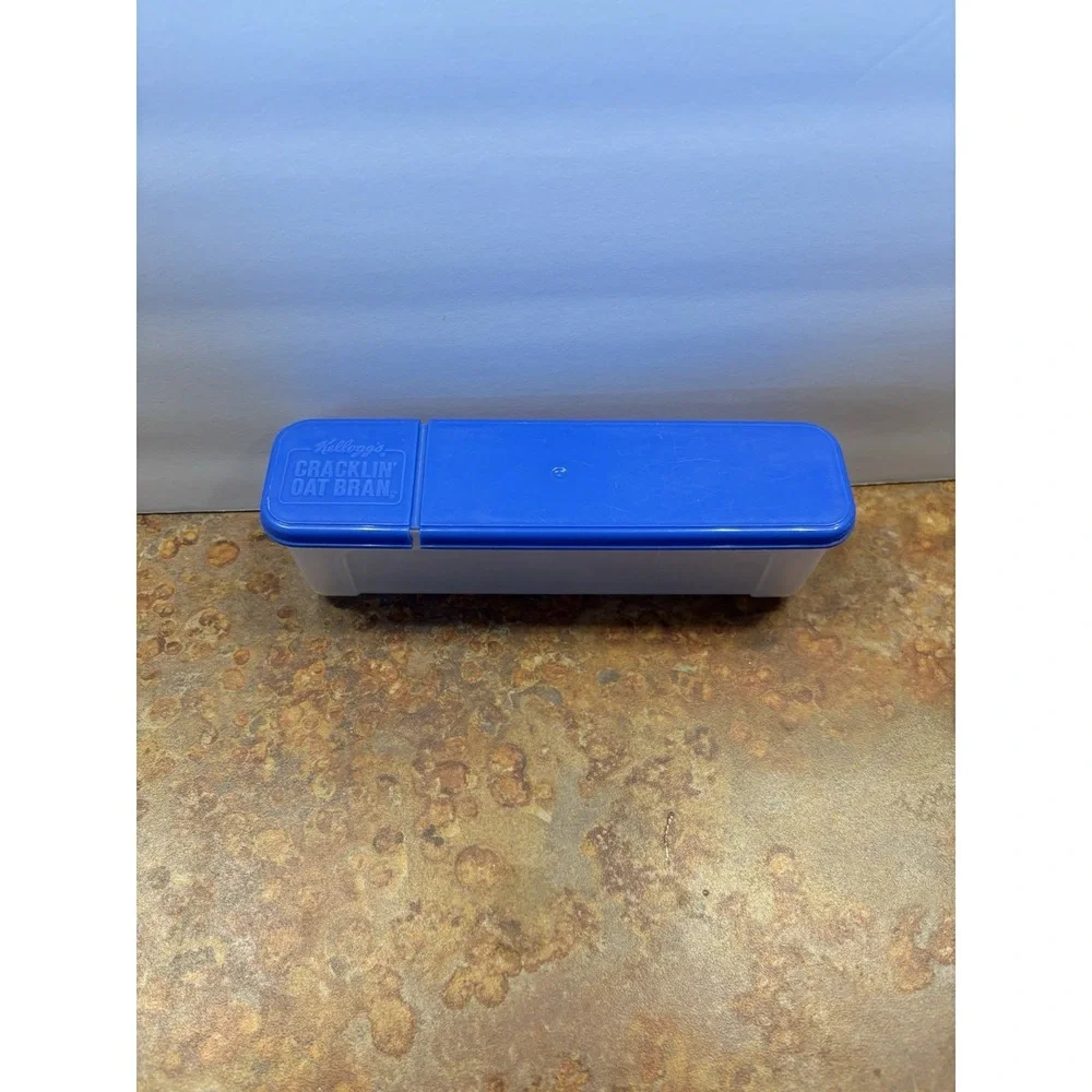 Kellogg's Cracklin Oat Bran Cereal Plastic Snack Travel Container